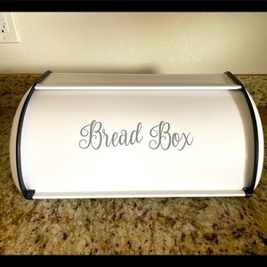 NEW! Stainless Steel Roll-Top Bread Box